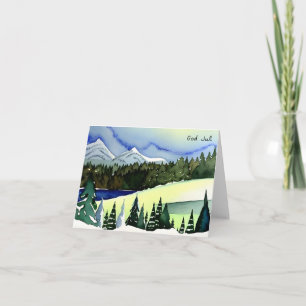 God jul, Zweedse kerst Kaart