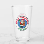 God jul Zweedse kerstkerstkerstkerstkerstkerstkers Glas (Voorkant)