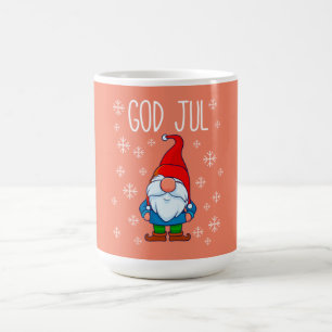 God jul, Zweedse Tomte Gnome, Scandinavische Merry Koffiemok