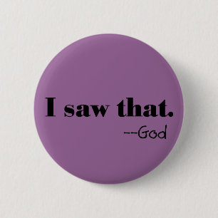 God kijkt naar Button