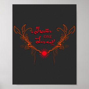 God leeft in mij poster