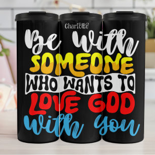 God liefhebben met iemand thermosbeker