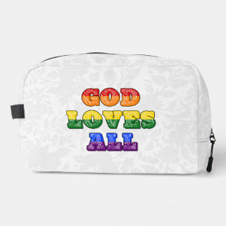 "God Loves All" Gay/LGBTQIA+/Queer Christian Pride Toilettasje
