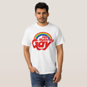 God maakte me homo regenboog t-shirt (Voorkant volledig)