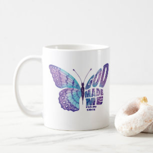GOD maakte me Psalmen 139:14 Vrouwen & Meisjes Chr Koffiemok