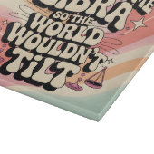 God maakte me Weegschaal snijplank (Hoek)