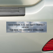 GOD MAAKTE ZO VEEL PERFECT KOPEN..... BUMPERSTICKER (Op auto)