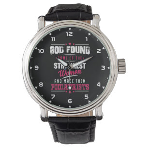 God Made Podiatristen Hilarious Profession Design Horloge