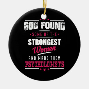 God Made Psychologen Hilarious Profession Design Keramisch Ornament