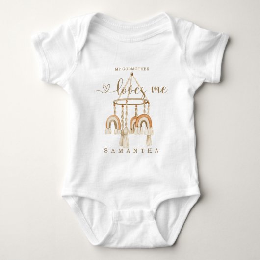 God mama en Godson Shirten Romper (Voorkant)