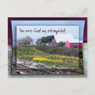 God my Stronghold Briefkaart