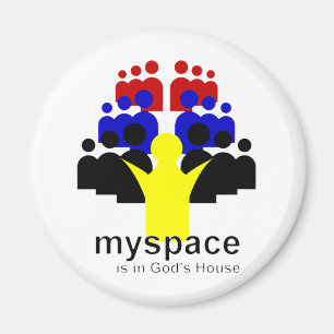 God MySpace Magneet