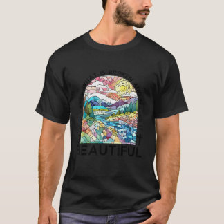 God neemt wat gebroken is en maakt het mooi t-shirt