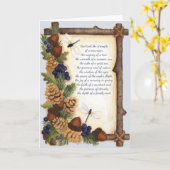 God noemde hem vader - Wenskaart Kaart (Gele Bloem)