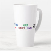 God ontwierp mij Collectie soepmok Latte Mok (Rechterhoek)