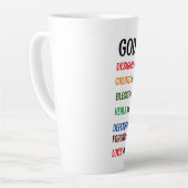 "GOD ONTWIERP MIJ" Latte Mok (Linkerhoek)