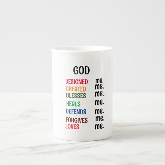 "GOD ONTWIERP MIJ" SPECIALE Mok (Voorkant)