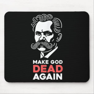 God opnieuw dood maken Nietzsche atheïstische filo Muismat