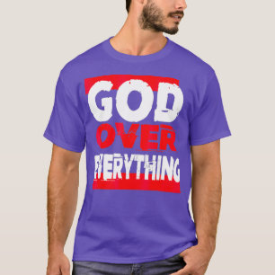 God over alles wat religie jesus is t-shirt