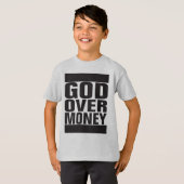 God over geld t-shirt (Voorkant volledig)