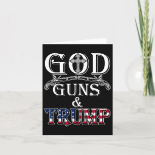 God Pistolen en Trump Shirt 2e wijziging Shirt Tru Kaart
