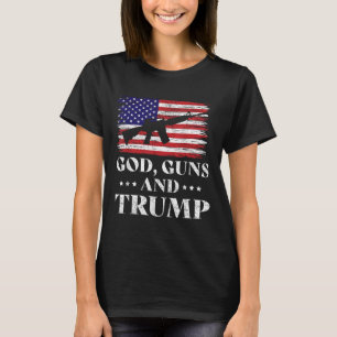 God Pistolen en Trump Shirt, Donald Trump voor T-shirt