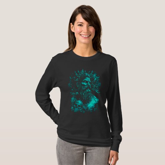 God Poseidon T-shirt (Voorkant volledig)