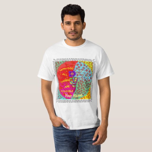 God Power Christelijk T-shirt (Voorkant volledig)