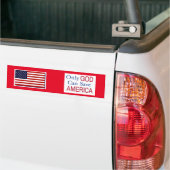 God Red Amerika Bumpersticker (Op Truck)
