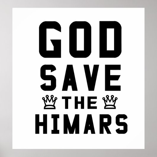 God red de Himars Poster (Voorkant)