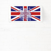 God red de Koning Herdenkingsbanner Spandoek (Insitu)