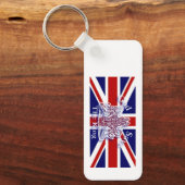 God Red de Koning HerdenkingsSleutelhanger Sleutelhanger (Voorkant)