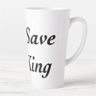 God red de koning latte mok