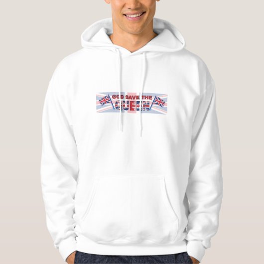God red de koningin hoodie (Voorkant)