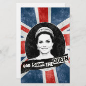 God Red de koningin - Kate Middleton (Voorkant / Achterkant)