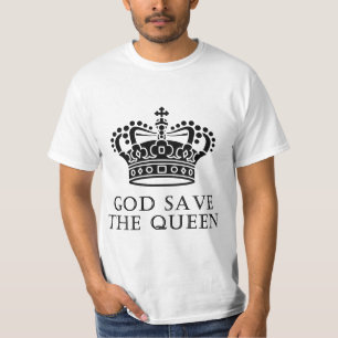 God red de koningin t-shirt