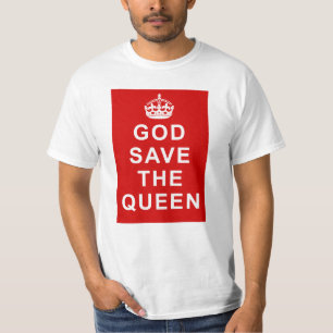 God red de Koningin Tshirts, Dassen, Gifts T-shirt