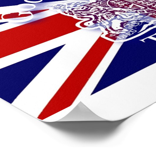 God Red het Poster van de koning (Hoek)