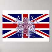 God Red het Poster van de koning (Voorkant)