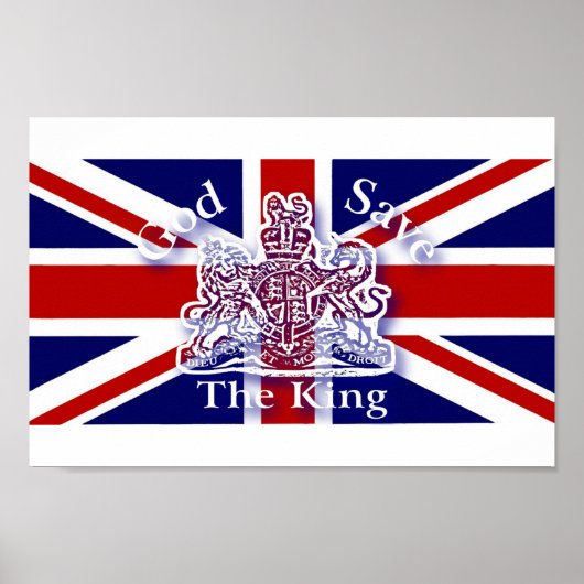 God Red het Poster van de koning (Voorkant)