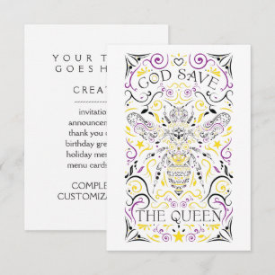 god redt de koningin kaart