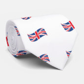 God redt de koningin met de unifar stropdas (Opgerold)