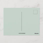  god redt oude Ierse harpist Briefkaart (Achterkant)