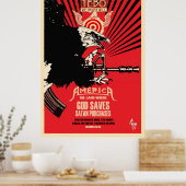 "God redt & verkoopt satan" Poster (Keuken)