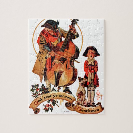 God Rest Ye Merrie Gentlemen Legpuzzel (Verticaal)