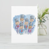 God rust u vrolijke heren kaart (Staand voorkant)