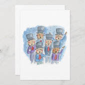 God rust u vrolijke heren kaart (Voorkant / Achterkant)