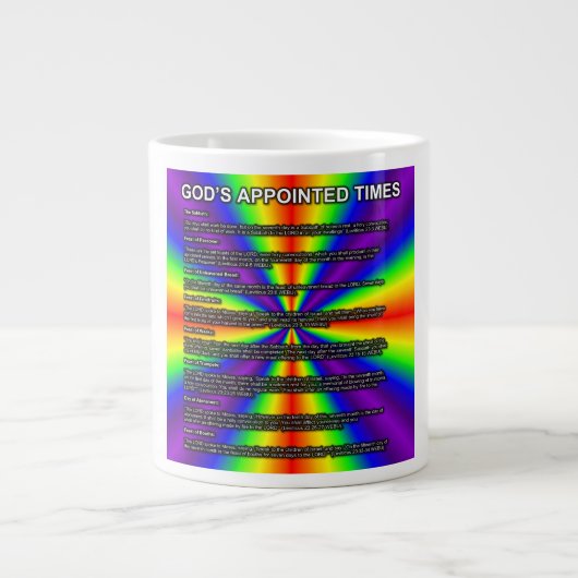 God’s Appointed Times Mug (Devant)
