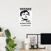 God Save the Pound Gordon Poster Brown Imprimer (Bureau à domicile)