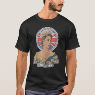 God Save The Queen Love Live The Queen Verjaardag T-shirt